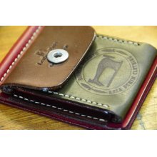 他の写真2: 沖縄ダブルボランチレザーマネークリップ(コインケース付き)「Money clip」