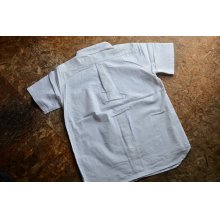 他の写真2: ステュディオ・ダ・ルチザン2023SS 王道シンプルな半袖シャンブレーボタンダウンシャツ