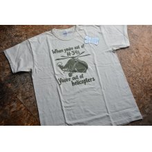 他の写真1: WAREHOUSEウエアハウス2024SS セコハンプリントTシャツ「helicopters」