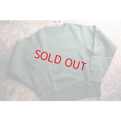 画像1: ジェラード2025SS フリーダムスリーブスウェット グラスグリーン色「Champs Sweat Shirt Plain」
