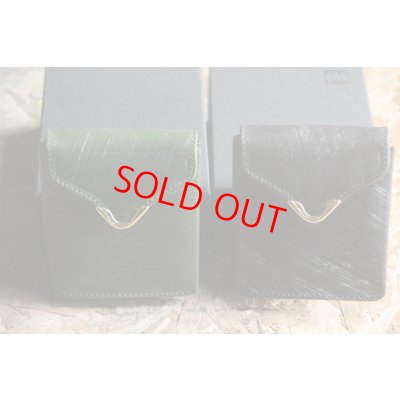 画像1: 池之端銀革店 Cramp UKブライドルレザー 「ギャルソンスリムウォレット」