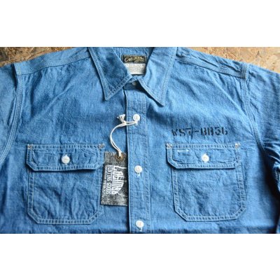 画像1: Colimbo ステンシルカスタムver ヒルヘッド ワーク シャツ「Hillhead Work ShirtMighty W」