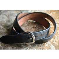池之端銀革店 牛革UKサドルレザー32mm馬蹄バックルベルト