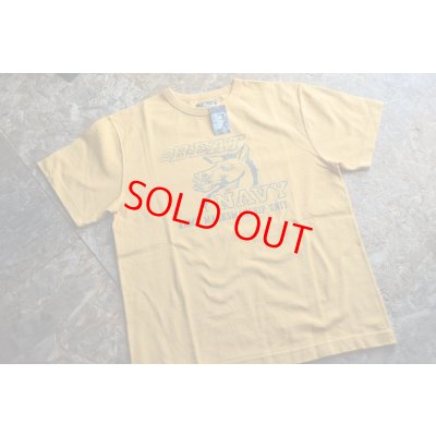 画像1: COLIMBO ノーウォークコットンプリントTシャツ「BEAT NAVY」柄