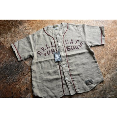 画像1: Colimbo ドゥリトル ベースボールシャツ「DOOLITTLE BASEBALL SHIRT Custom "HELL CATS"」