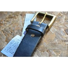 他の写真3: SAMURAI JEANS 国産栃木藍染レザーベルト「indigo-dyed belt」