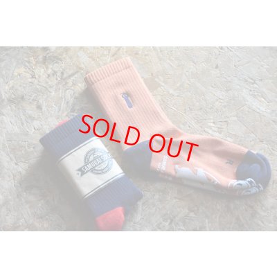 画像1: SAMURAI JEANS 刺繍クルーソックス