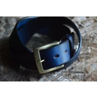 SAMURAI JEANS 国産栃木藍染レザーベルト「indigo-dyed belt」