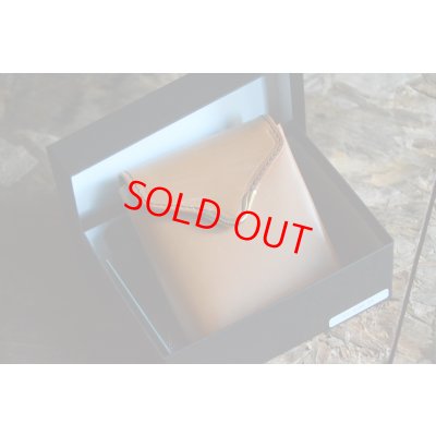 画像1: 池之端銀革店 Cramp UKブライドルレザー 「ギャルソンスリムウォレット」