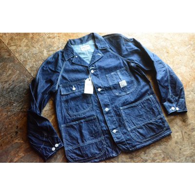 画像1: SAMURAIJEANS サムライコットン10ozセルビッチデニムカバーオール