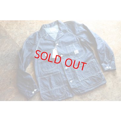 画像1: SAMURAIJEANS サムライコットン10ozセルビッチデニムカバーオール