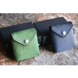 池之端銀革店 ディーラー専売品！Cramp イタリアンヌバックレザー 「ギャルソンスリムウォレット」