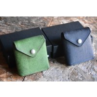 池之端銀革店 ディーラー専売品！Cramp イタリアンヌバックレザー 「ギャルソンスリムウォレット」