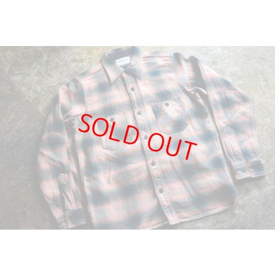 画像1: サムライジーンズ ロープインディゴヘビーネルワークシャツ