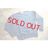 柿渋染めインディゴスウェットトレーナー４本針フラットシーマ