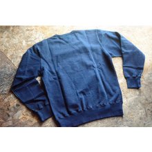 他の写真3: 柿渋染めインディゴスウェットトレーナー4本針フラットシーマ