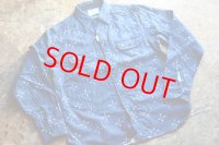 サムライジーンズ 業平菱金魚柄ジャガードワークシャツ