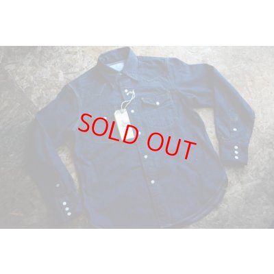 画像1: Colimbo キャトルマン10ozデニムウエスタンシャツ「Cattleman Shirt」