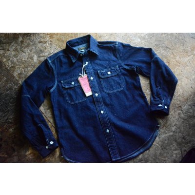 画像1: Colimbo ヒルヘッド10oz Denimワーク シャツ「Hillhead Work Shirt」