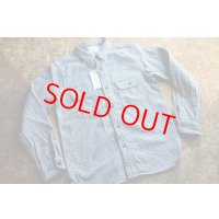 サムライジーンズ チーズ染色糸インディゴヘビーネルワークシャツ