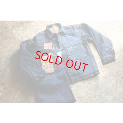 画像1: サムライジーンズ 17oz武士道セルビッチ大戦デニムジャケット「WWII model」