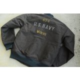 COLIMBO 大戦期デッキジップジャケット「Destroyer Escort  654 U.S.NAVY WOOD」