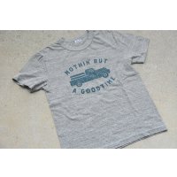 STRASSBURGER&Co. GRAVITEE吊り編みTRUCK Tシャツ（ヘザーグレー）