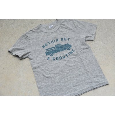 画像1: STRASSBURGER&Co. GRAVITEE吊り編みTRUCK Tシャツ（ヘザーグレー）