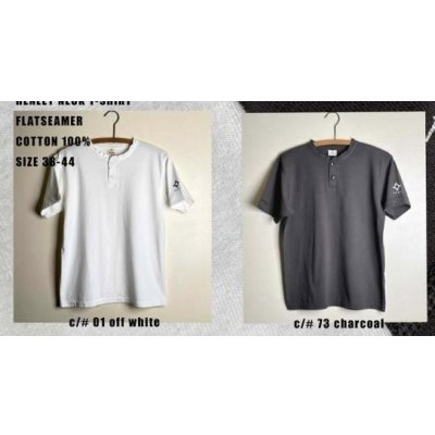 画像1: 29日着！Two Moonトゥームーン ラフィーヘンリーネックT「Rafi Henley neck」