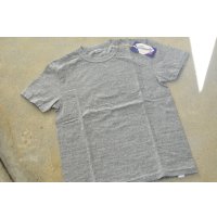 ストラスバーガー GRAVITEE吊り編み無地ポケットTシャツ（ヘザーグレー）