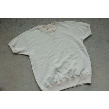 他の写真1: Two Moon 吊り編み両Vガゼット半袖スウェットシャツ「Double V-gusset」