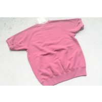 Two Moon 吊り編み半袖ラグランスウェットシャツ「Short Sleeve Sweatshirt」アズキ色