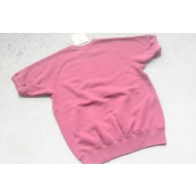 他の写真1: Two Moon 吊り編み半袖ラグランスウェットシャツ「Short Sleeve Sweatshirt」アズキ色