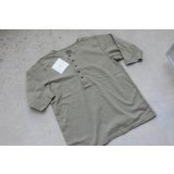 Two Moonハーフスリーブ５ボタンヘンリーネックT「Harf sleeve Henley」