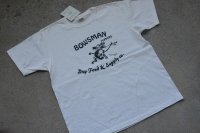 Two Moon ラフィ天竺丸胴ボディBOWMAN プリントT「RUNNING DOG」