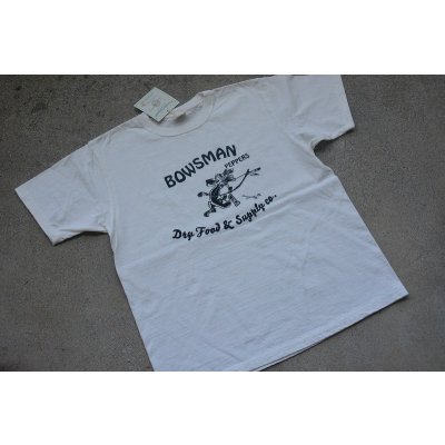 画像1: Two Moon ラフィ天竺丸胴ボディBOWMAN プリントT「RUNNING DOG」