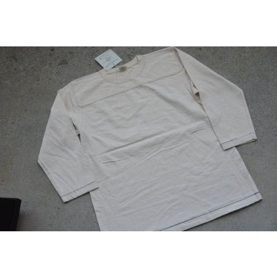 画像1: Two Moon ラフィー無地七分袖フットボールT「Harf sleeve football」