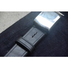 他の写真3: 再入荷☆池之端銀革店 UKサドルレザーボックスバックルベルト