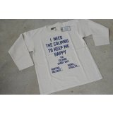 COLIMBO ヨンカーズフットボールTシャツ「HAPPINESS SLOGAN」柄