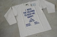 COLIMBO ヨンカーズフットボールTシャツ「HAPPINESS SLOGAN」柄