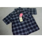 Colimbo モデストオープンカラー50sオンブレチェックシャツ「Modest Open Collar Shirt」
