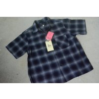 Colimbo モデストオープンカラー50sオンブレチェックシャツ「Modest Open Collar Shirt」