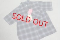 Colimbo モデストオープンカラー50sオンブレチェックシャツ「Modest Open Collar Shirt」