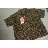 Colimbo モデストオープンカラーレオパード柄シャツ「Leopard Pattern」