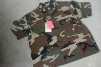 Colimbo モデストオープンカラーリネンシャツ「Heavy Weight Linen WOODLAND CAMO」