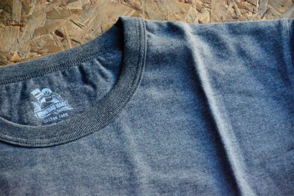 桃太郎ジーンズ2022SS GTBジンバブエコットン七分袖Tシャツ
