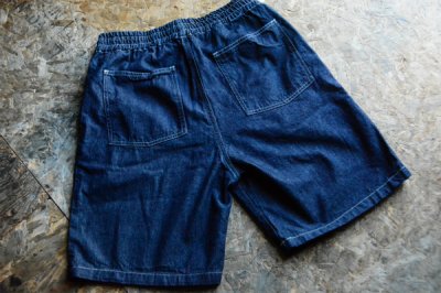 画像1: フルカウント　イージーショーツ ショートパンツ「 DENIM EASY SHORTS」