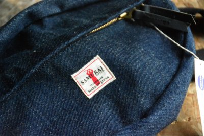 画像1: 再入荷！SAMURAIJEANS人気の25ozデニムショルダーバッグ