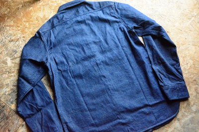 画像3: フルカウント秋冬Denim Work Shirt