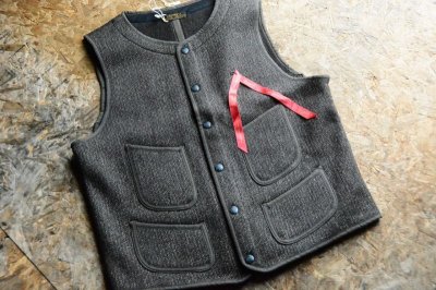 画像1: フルカウントBROWN'S BEACHブラウンウビーチごま塩EARLY VEST